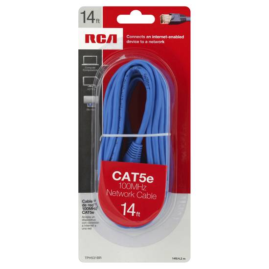Rca Cat 5e Cable 14 Foot