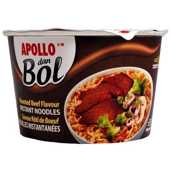 Apollo - Nouilles instantanées dan bol rôti ile maurice (bœuf)