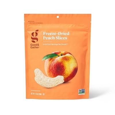 Good & Gather Freeze Dried Peach Slices (1.25 oz)