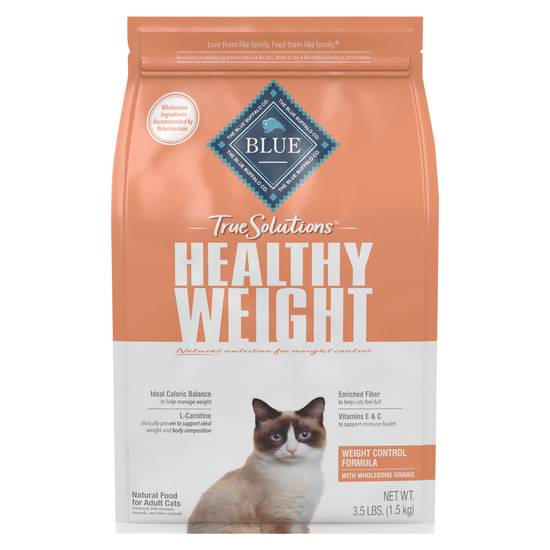 Blue Buffalo True Solutions Fit & Healthy Weight Control Adult Cat (3.5 lbs)