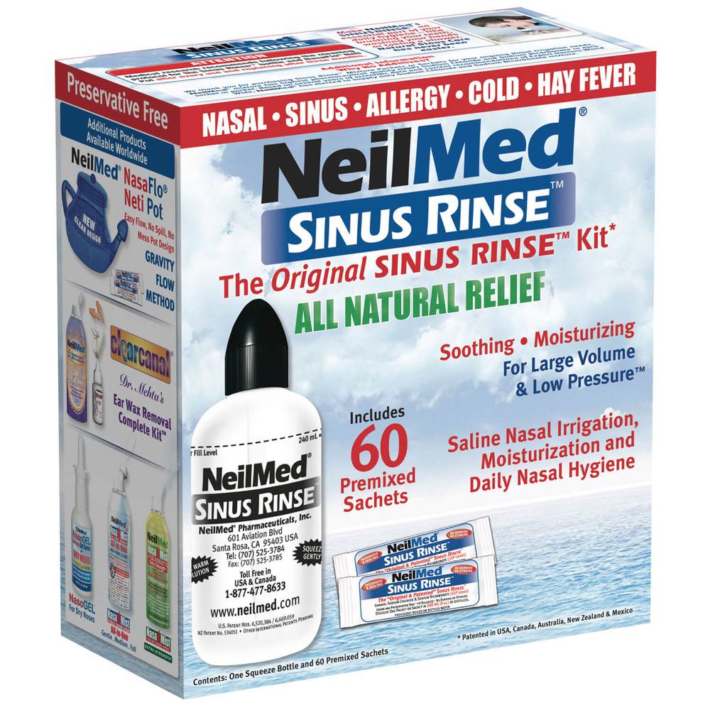 NEILMED Sinus Rinse Kit240ml 60Sach