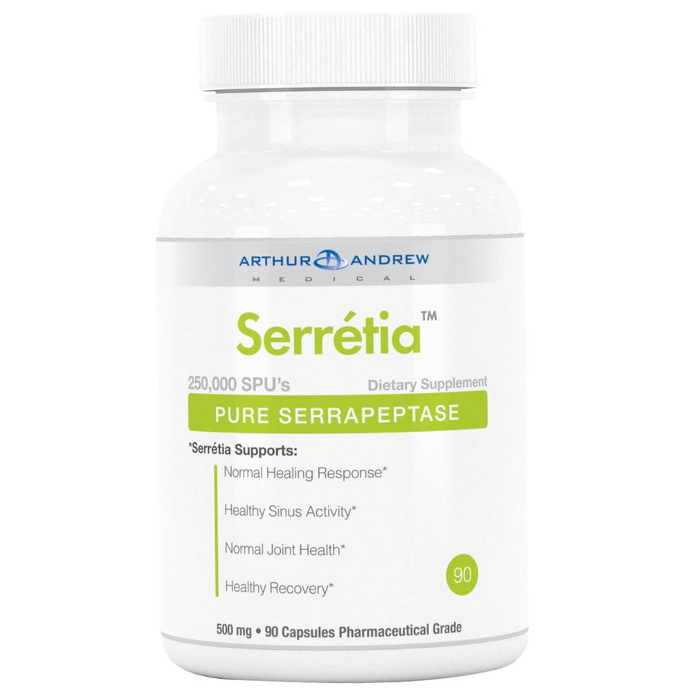 Arthur Andrew Medical Serretia Pure Serrapeptase Capsules (90 ct)