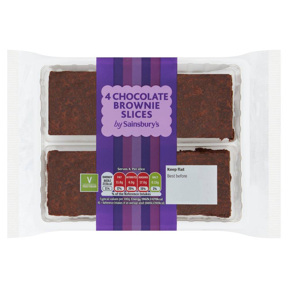 Sainsbury's Brownie Slices x4