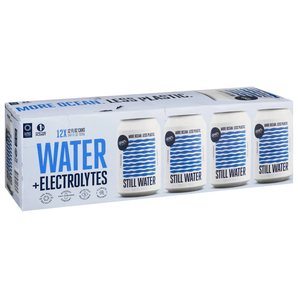 Open Water Electrolytes Water (12 x 12 fl oz)