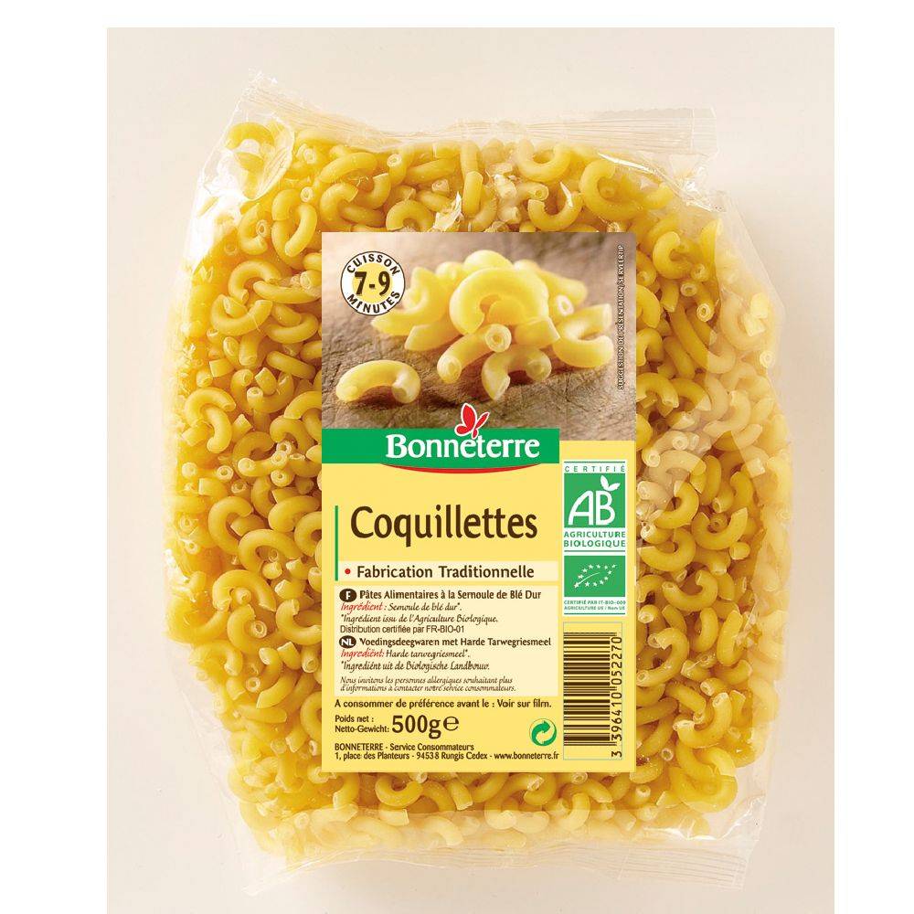 Coquillette 500g  - BONNETERRE - BIO