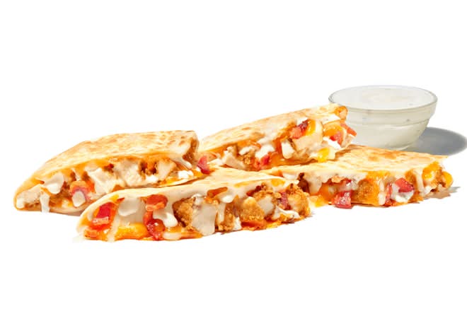 Chicken Bacon Ranch Quesadilla