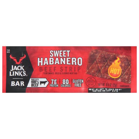 Jack Link's Sweet Habanero Beef Strip Bar (0.9oz count)