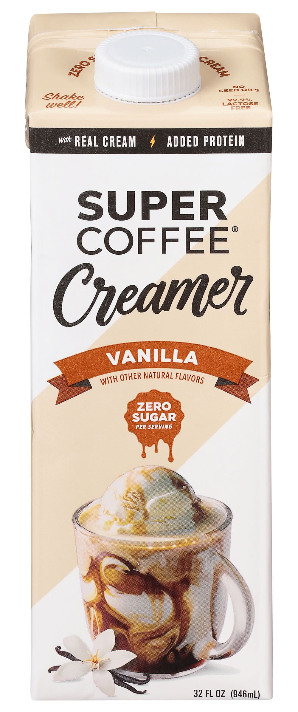 Super Coffee Creamer, Vanilla (32 fl oz)
