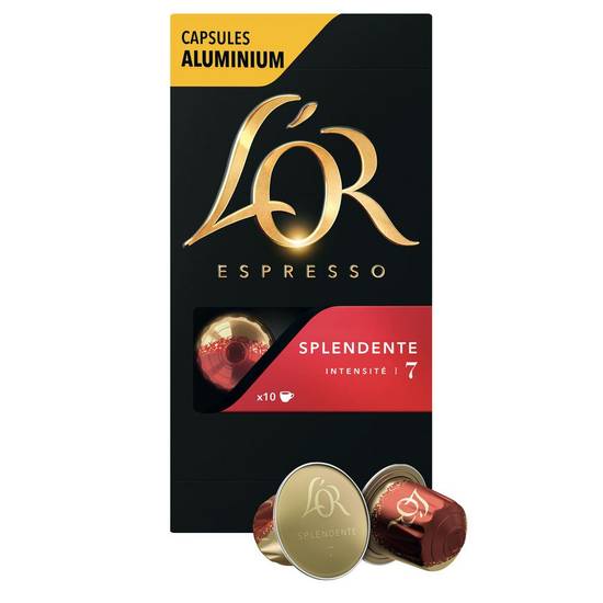Café expresso splendente L or espresso x10