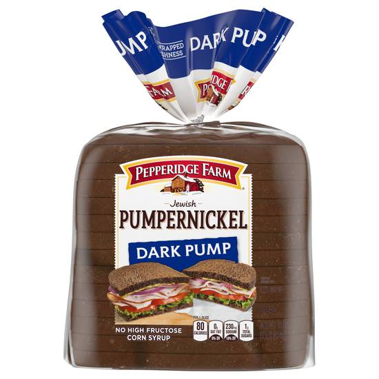 Pepperidge Farm Jewish Dark Pump Pumpernickel Bread