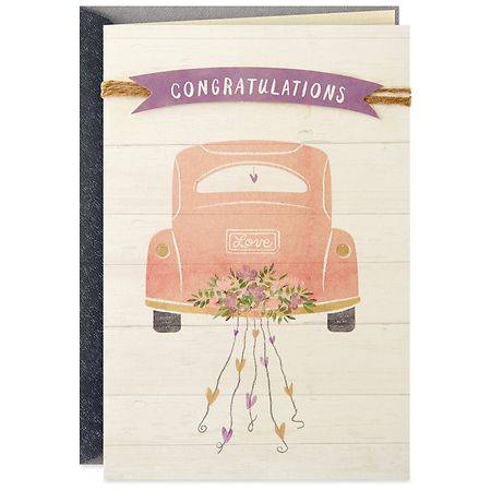 Hallmark Wedding Card Lifetime Of Happiness and Love