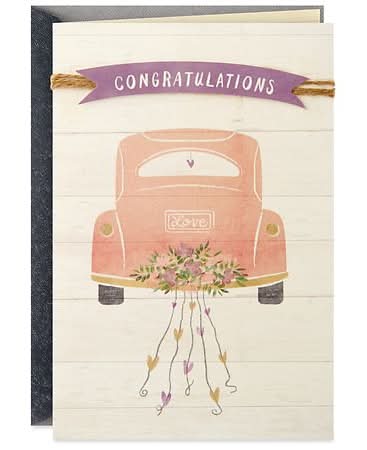 Hallmark Wedding Card Lifetime Of Happiness and Love (0.96 oz)