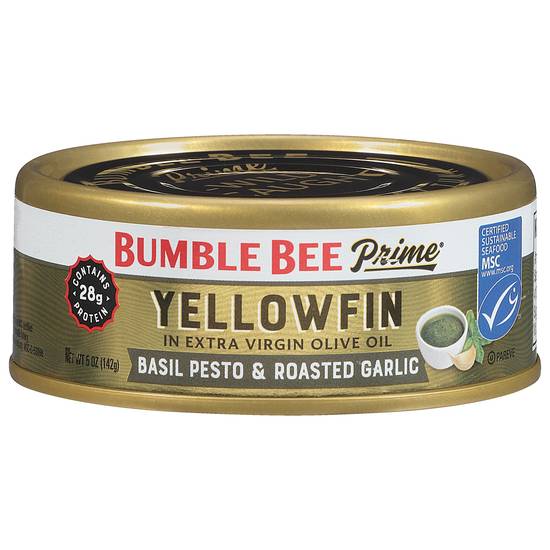 Bumble Bee Prime Yellowfin Basil Pesto & Roasted Garlic Tuna in Extra Virgin Olive Oil