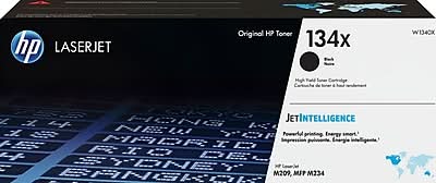 HP 134x Black High Yield Toner Cartridge, Prints Up to 2,400 pages (W1340X)