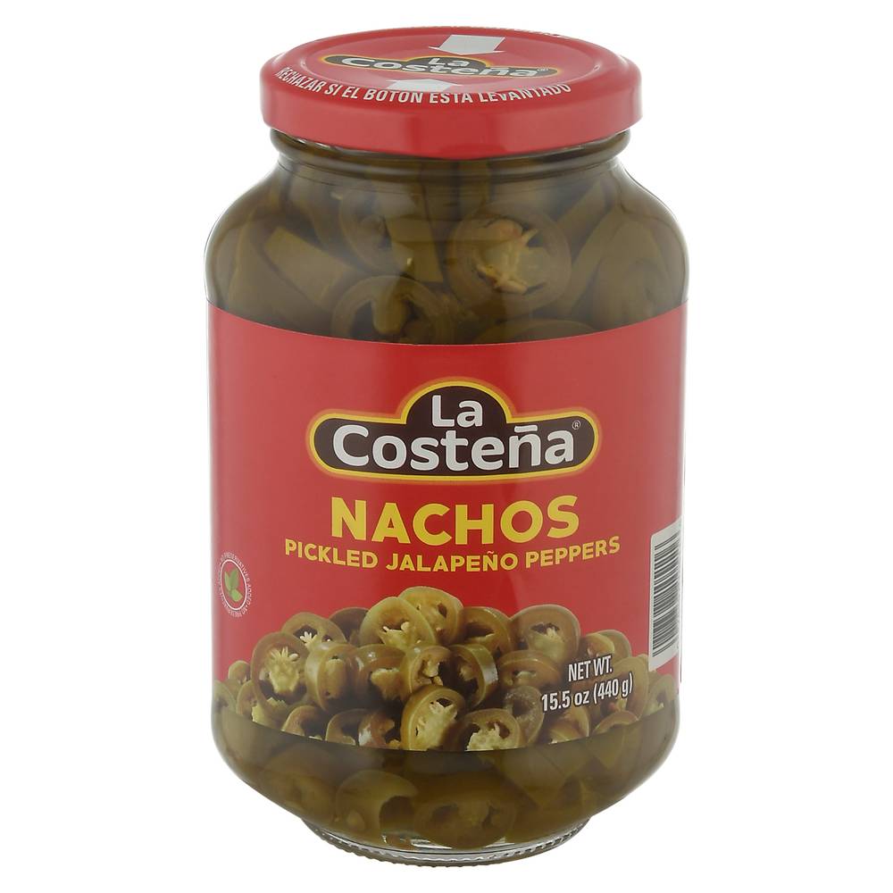 La Costeña Nachos Pickled Jalapeno Peppers (15.5 oz)