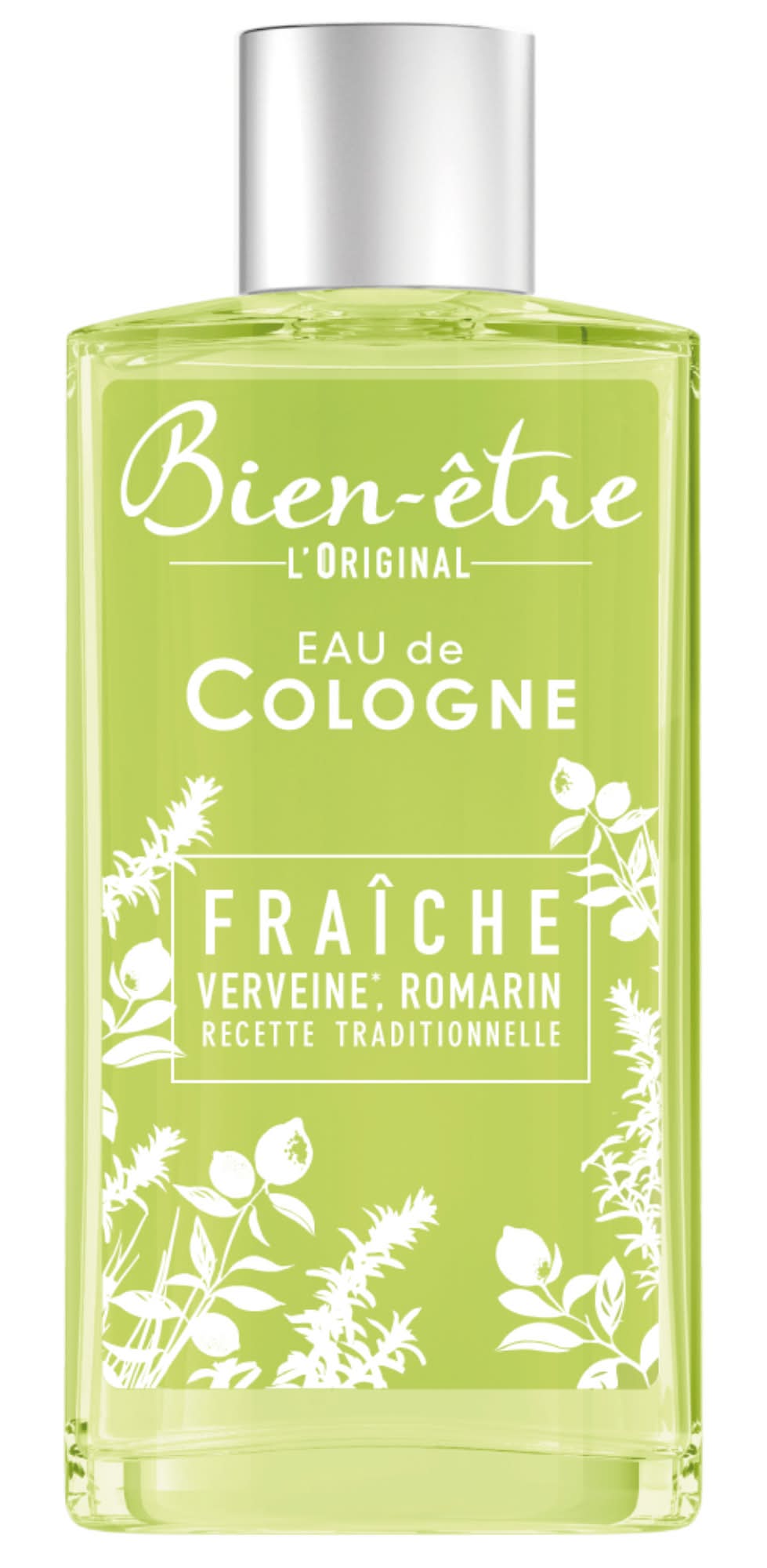 Bien Être - Eau de cologne fraîche verveine et romarin (250ml)