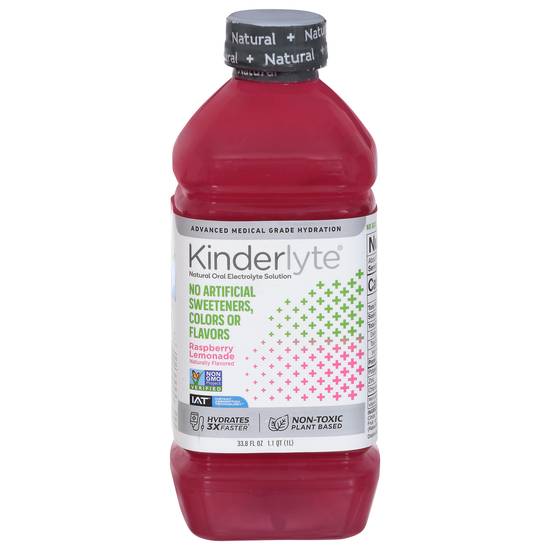 Kinderlyte Raspberry Lemonade Electrolytes (33.8 fl oz)