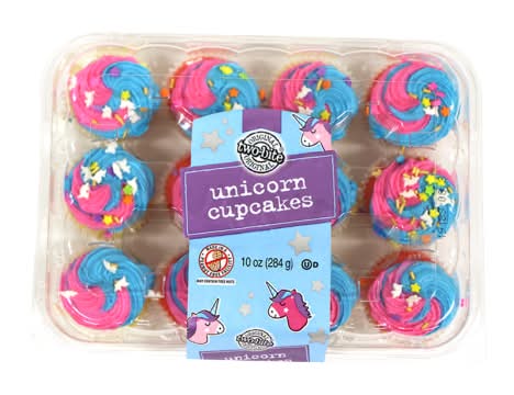 Two-Bite Unicorn Cupcakes (10 oz)