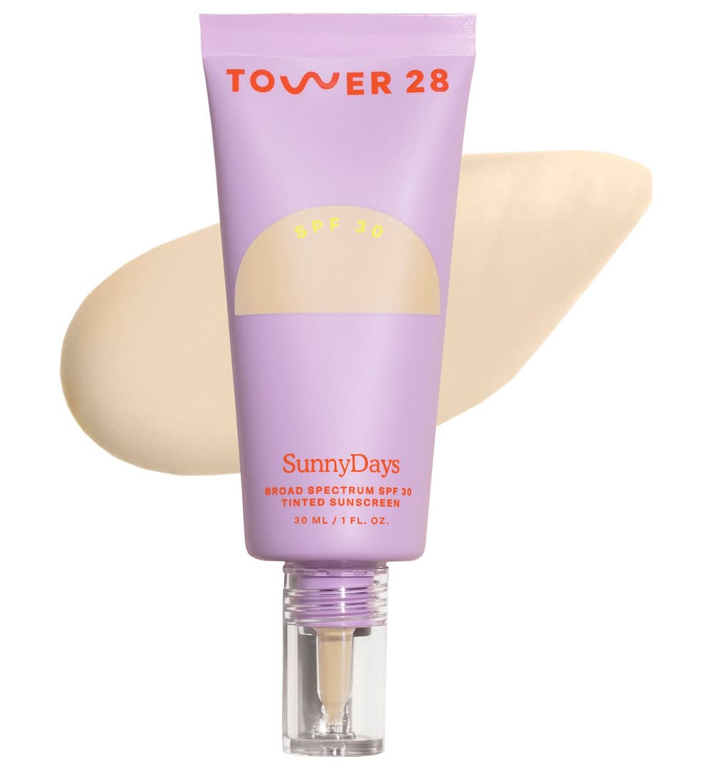 Tower 28 Beauty SunnyDays SPF 30 Tinted Sunscreen Foundation 10 Larchmont