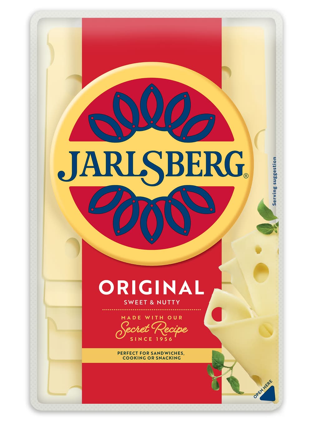 Jarlsberg Original Sweet & Nutty Cheese Slices (150g)