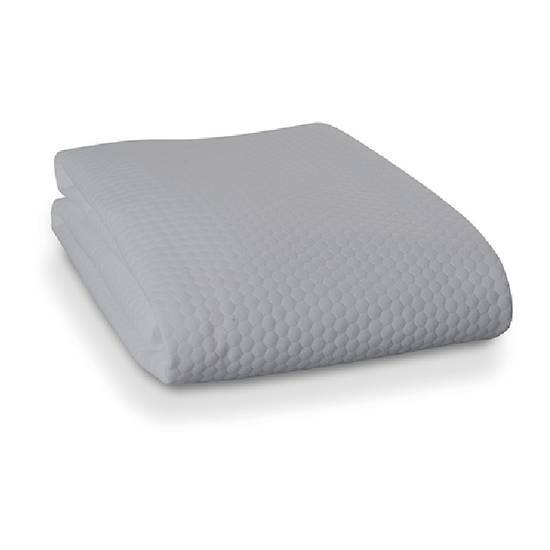 Protector de colchón soft gris 2 ½ plazas: 1.60 x 2.00 m