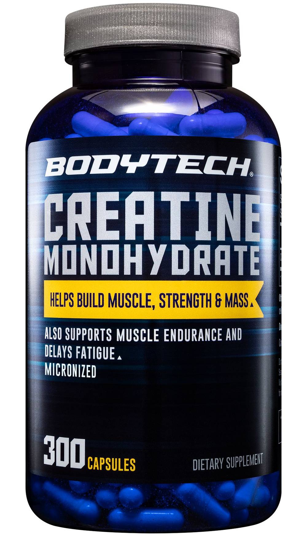 Bodytech Supplements 100% Pure Creatine Monohydrate (300 ct)