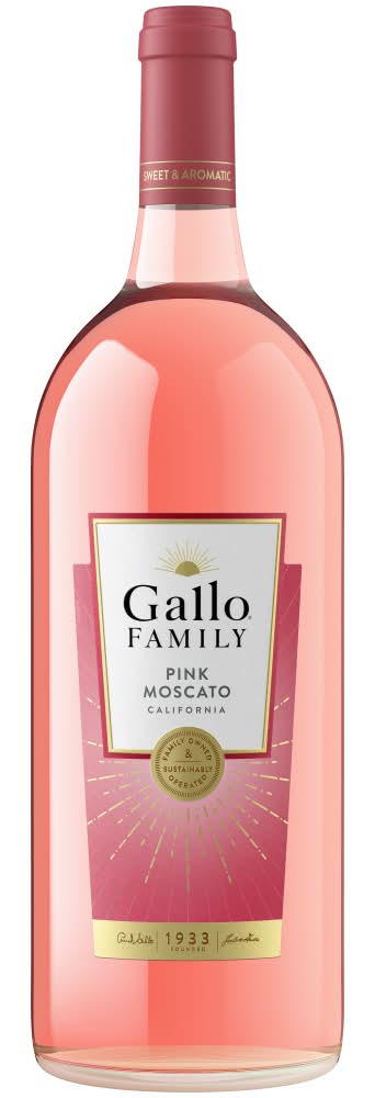 Gallo Family California Pink Moscato Wine (1.5 L)