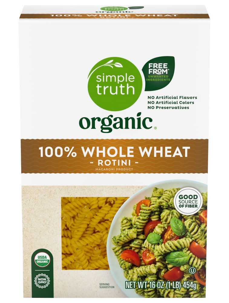 Simple Truth Organic 100% Whole Wheat Rotini Pasta (16 oz)