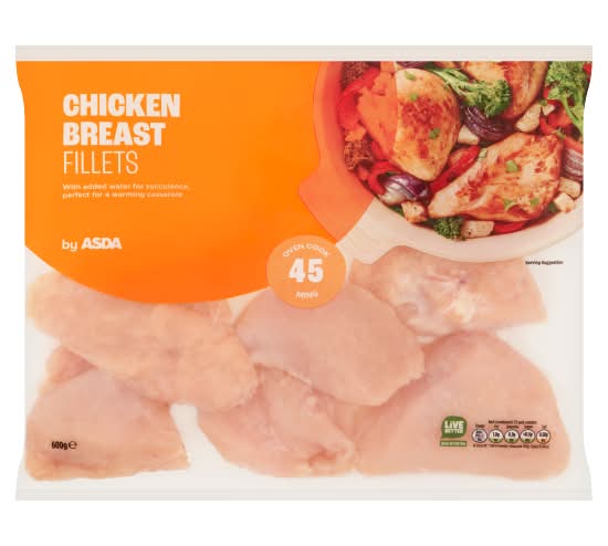 ASDA Chicken Breast Fillets (600g)