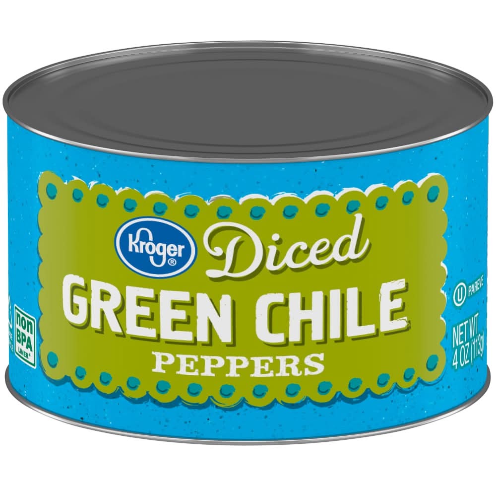 Kroger Diced Green Chile Peppers (4 oz)