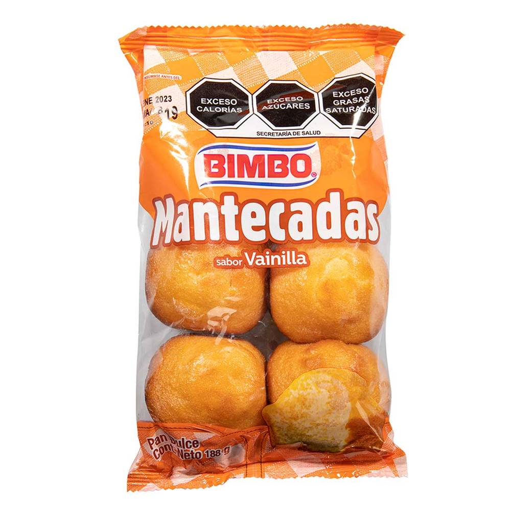 Bimbo · Mantecadas, vainilla (6 un)