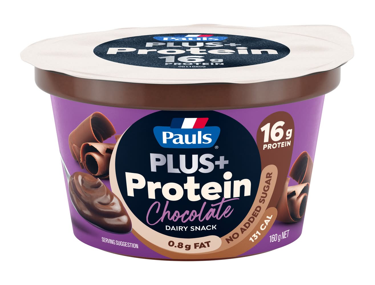 Pauls Plus+ Protein Dairy Snack, Chocolate (160g)