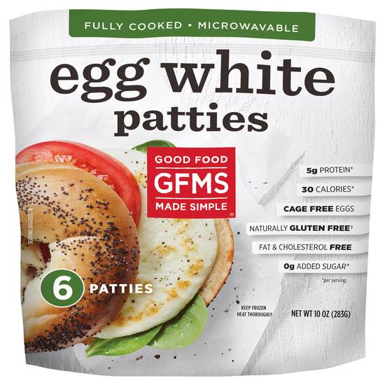 Good Food Made Simple Egg White Patties (6 ct)