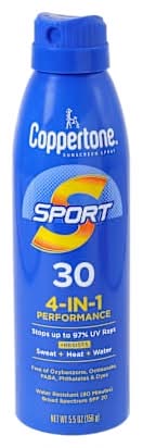 Coppertone® Sport SPF30 4-In-1 Sunscreen Spray 5.5oz Sport SPF30