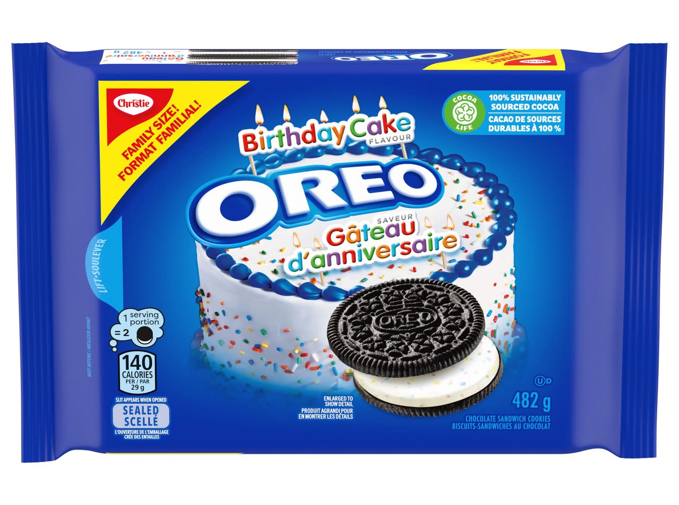 Oreo gâteau d'anniversaire (482 g) - birthday cake creme (482 g)