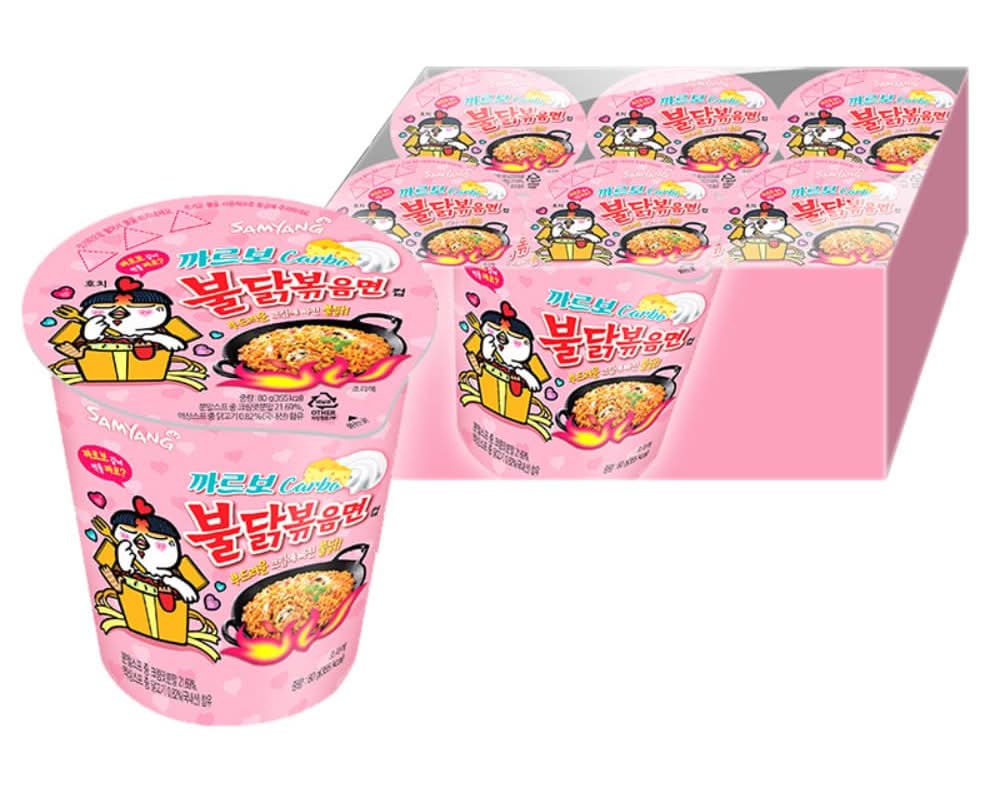 Samyang carbo hot chicken ramen cup