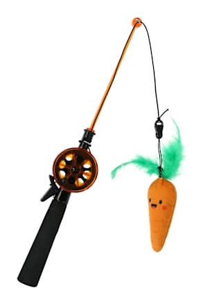 Fishing Rod Cat Toy Carrot