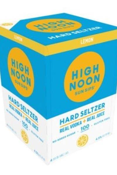 High Noon Sun Sips Lemon Vodka Hard Seltzer (4 x 12 fl oz)