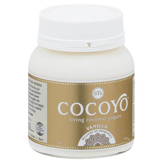 Cocoyo Vanilla Living Coconut Yogurt GT's 8 oz
