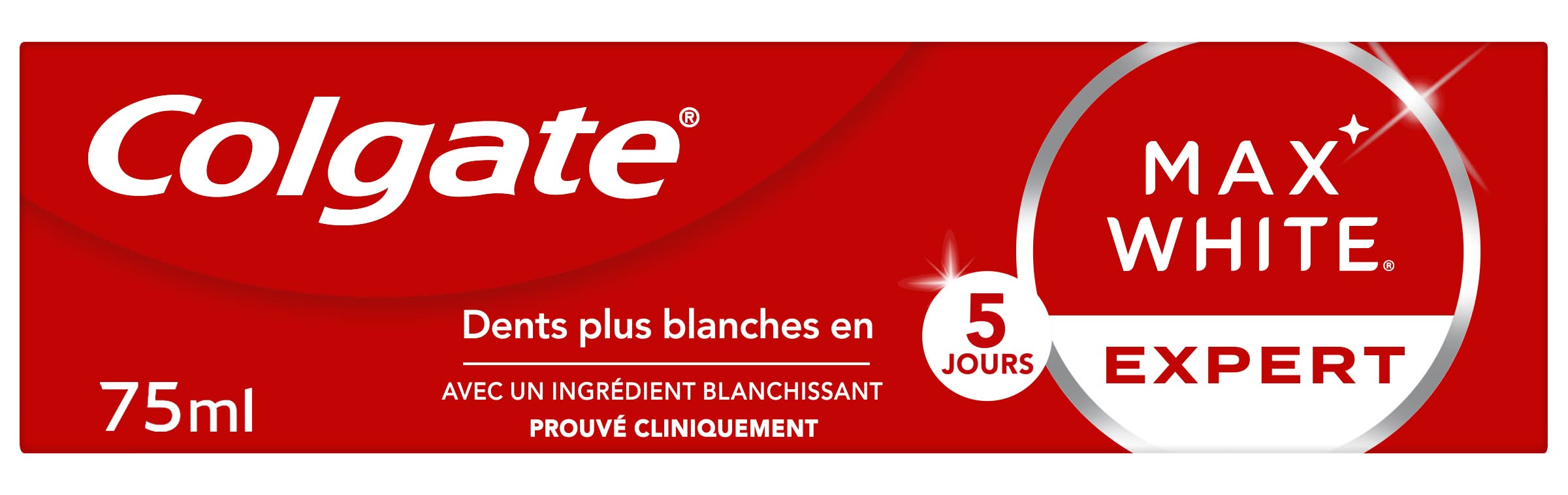 Colgate - Dentifrice max white expert (75ml)