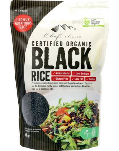 Chef's Choice Organic Black Rice (500g)