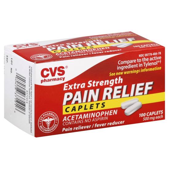 Cvs Extra Strength Pain Relief Caplets