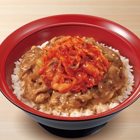 キムチ牛カルビ焼肉丼 Grilled Beef Galbi Rice Bowl w/ Kimchi