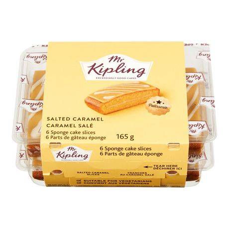 Mr. Kipling Salted Caramel Sponge Cake Slices