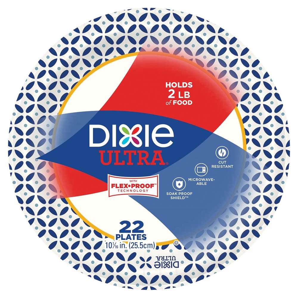 Dixie Ultra Limited Edition Plates, 10in ( 25.5cm ) (22 ct)