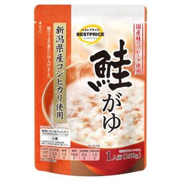 トップバリュ ベストプライス 鮭がゆ 250g