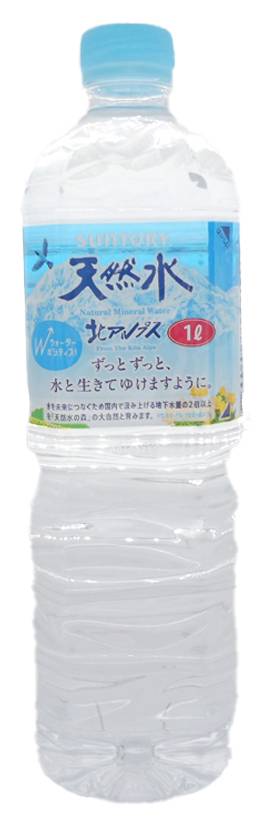 サントリー天然水 ナチュラルミネラルウォーター (1L)