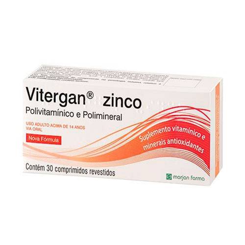 Marjan vitergan zinco (30 comprimidos)