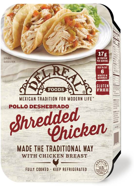 Del Real Shredded Chicken (16 oz)