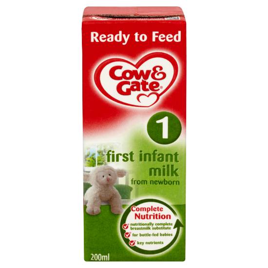 Cow & Gate Ready To Feed First Infant Milk From Newborn (200ml)